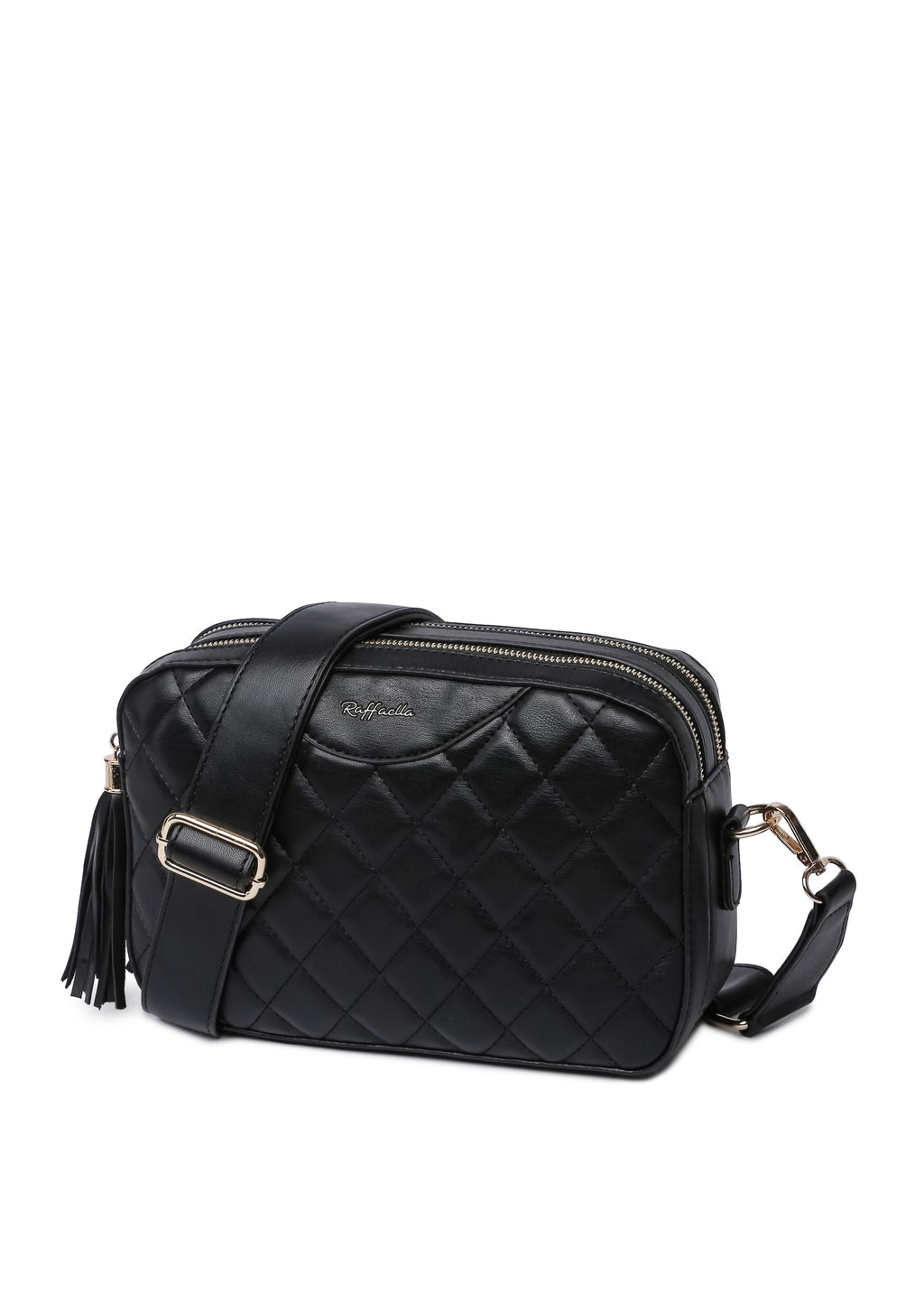 Quilted Cross Body Camera Bag