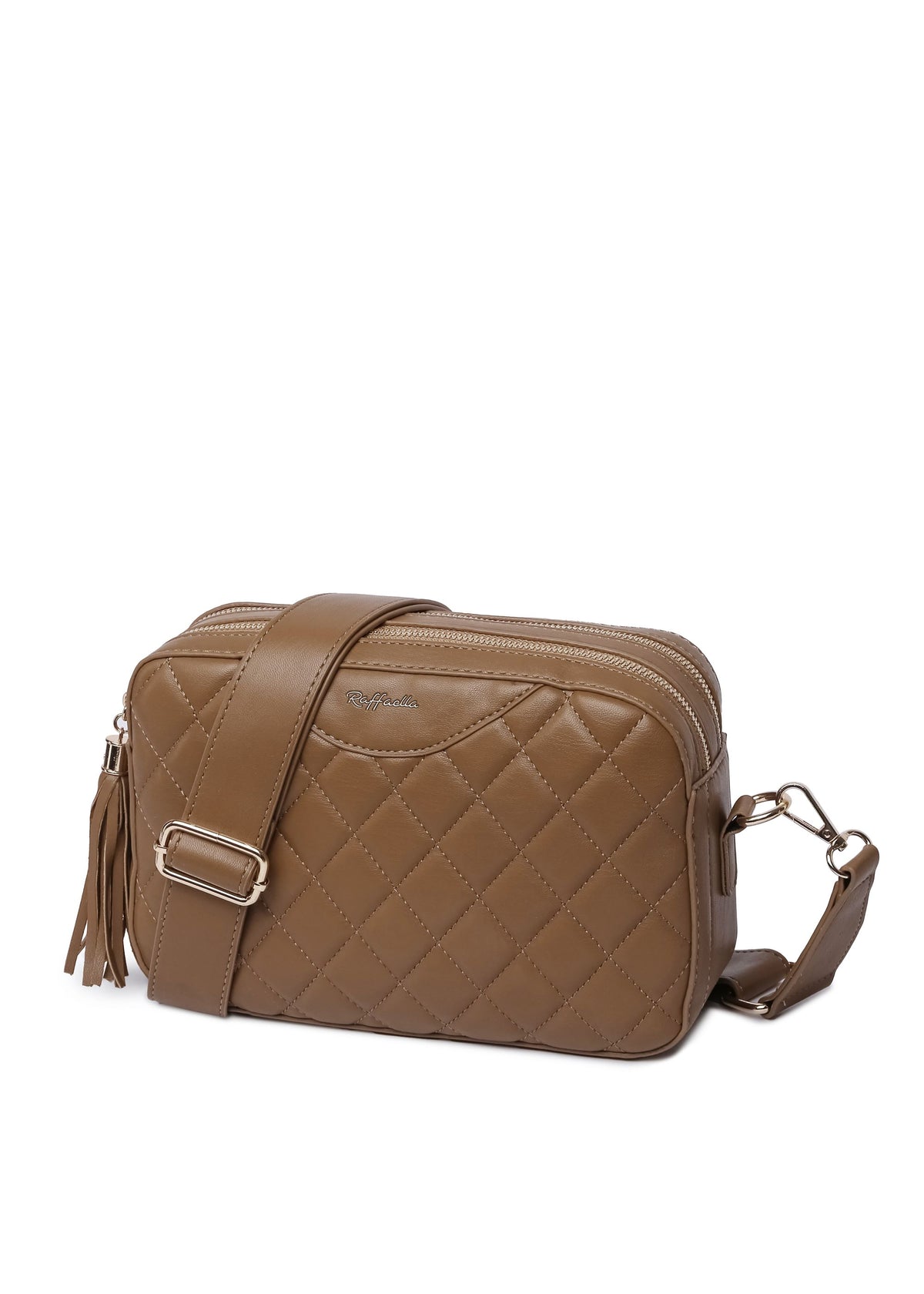 Quilted Cross Body Camera Bag
