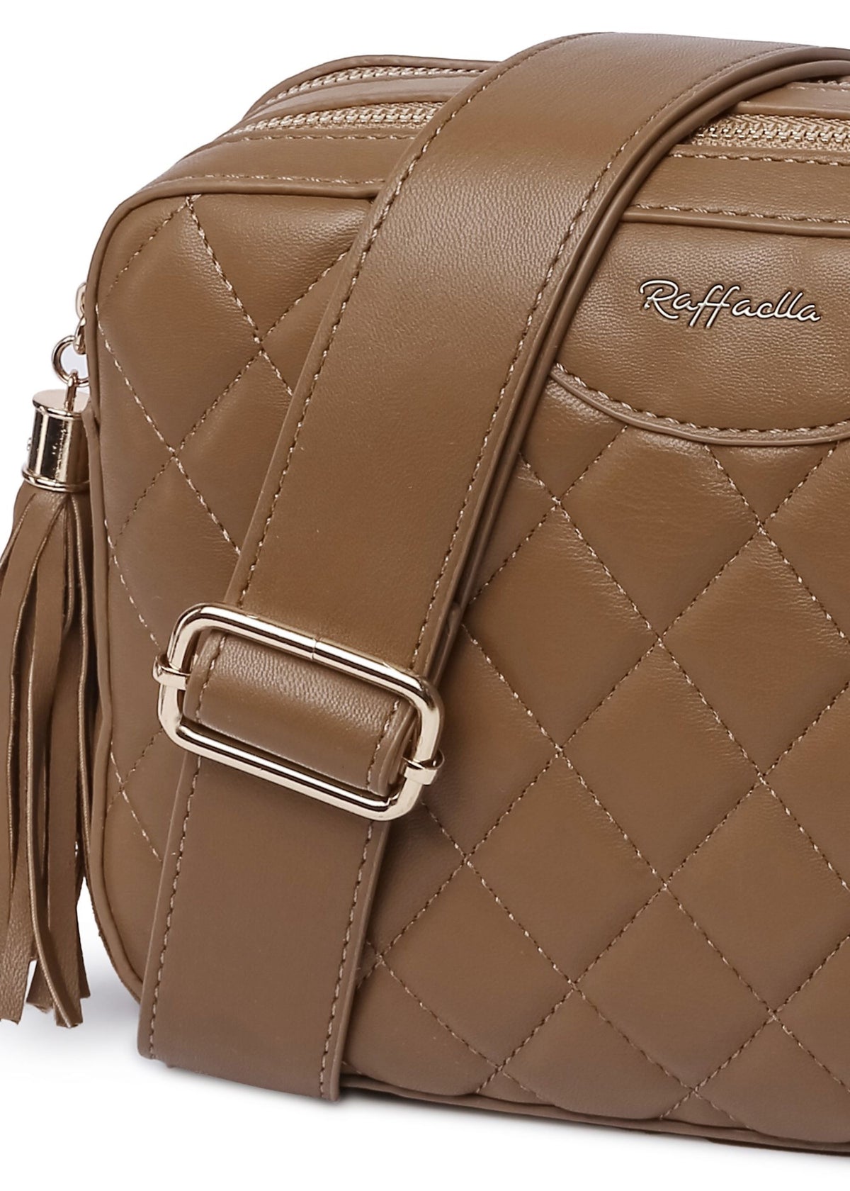 Quilted Cross Body Camera Bag