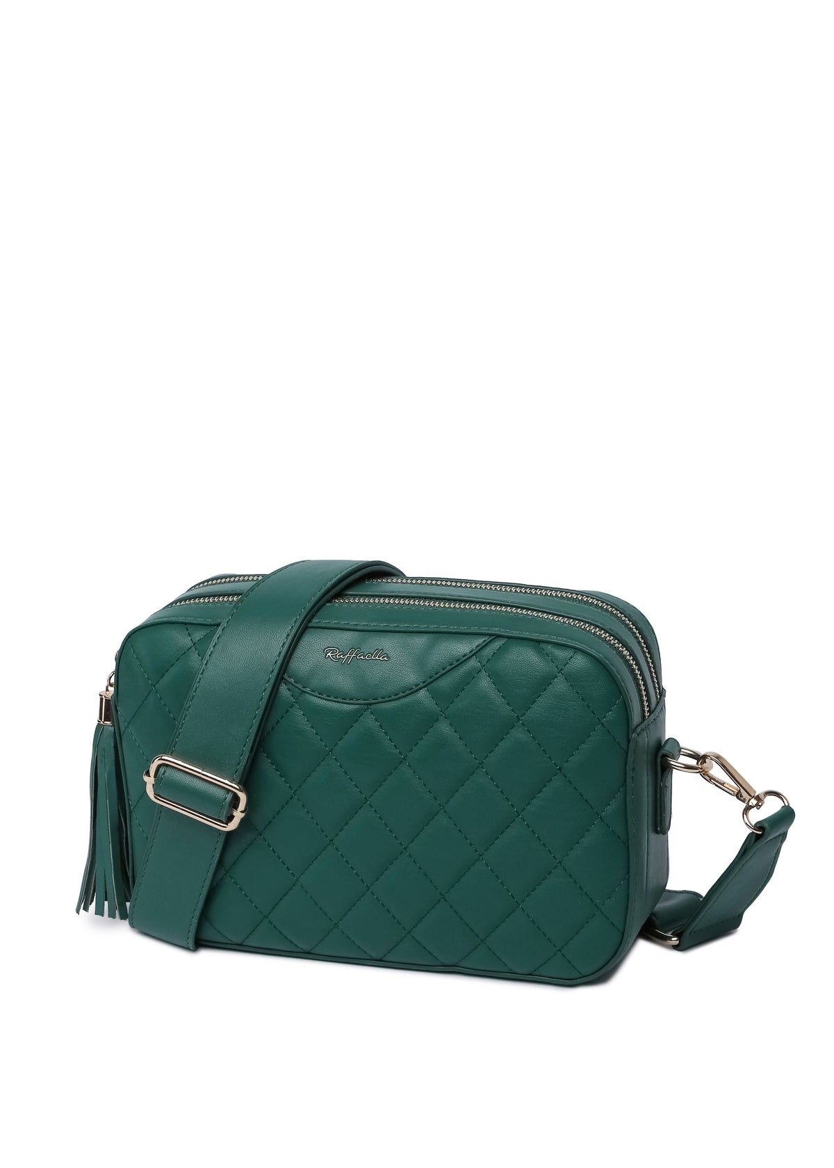 Quilted Cross Body Camera Bag