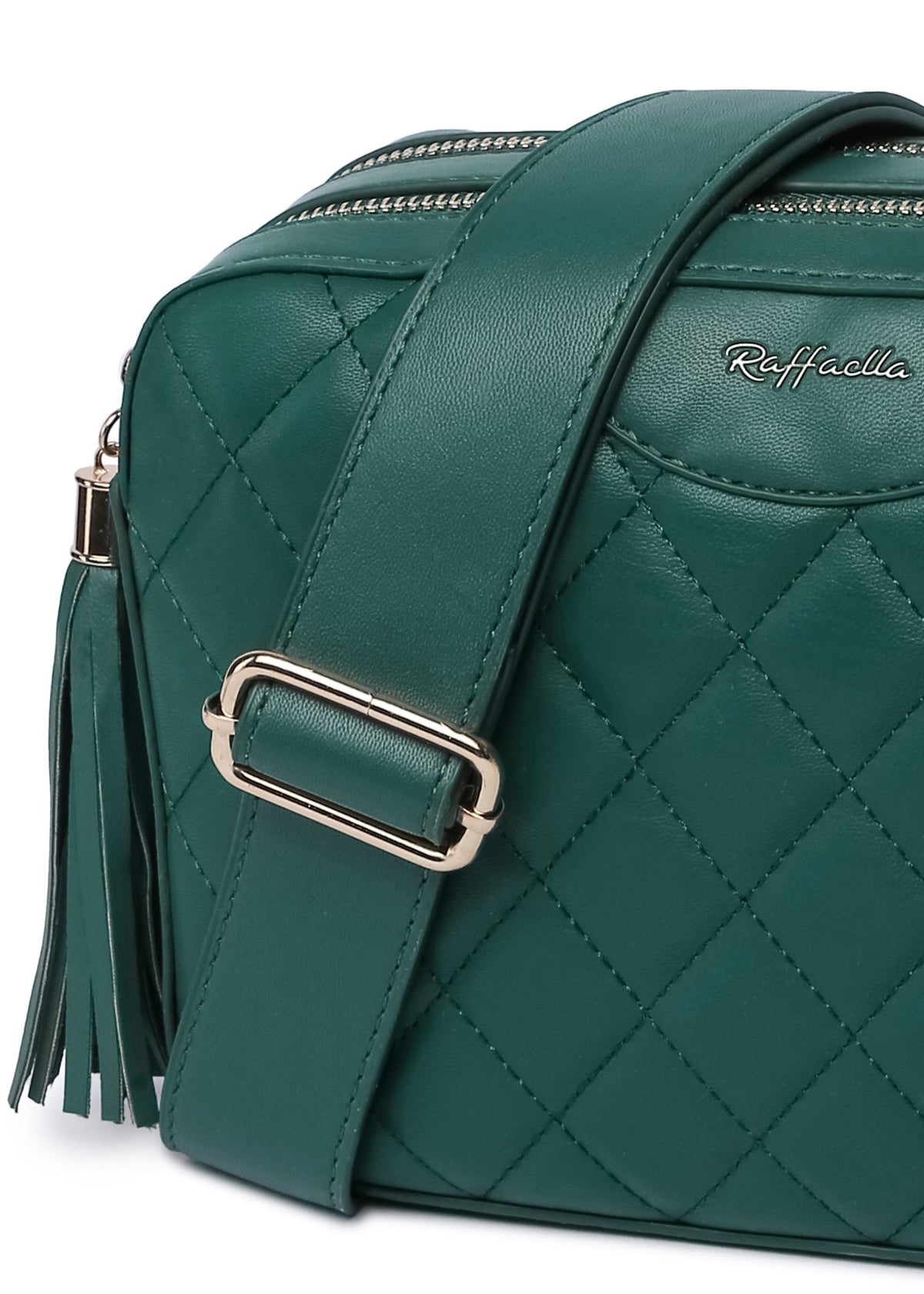 Quilted Cross Body Camera Bag