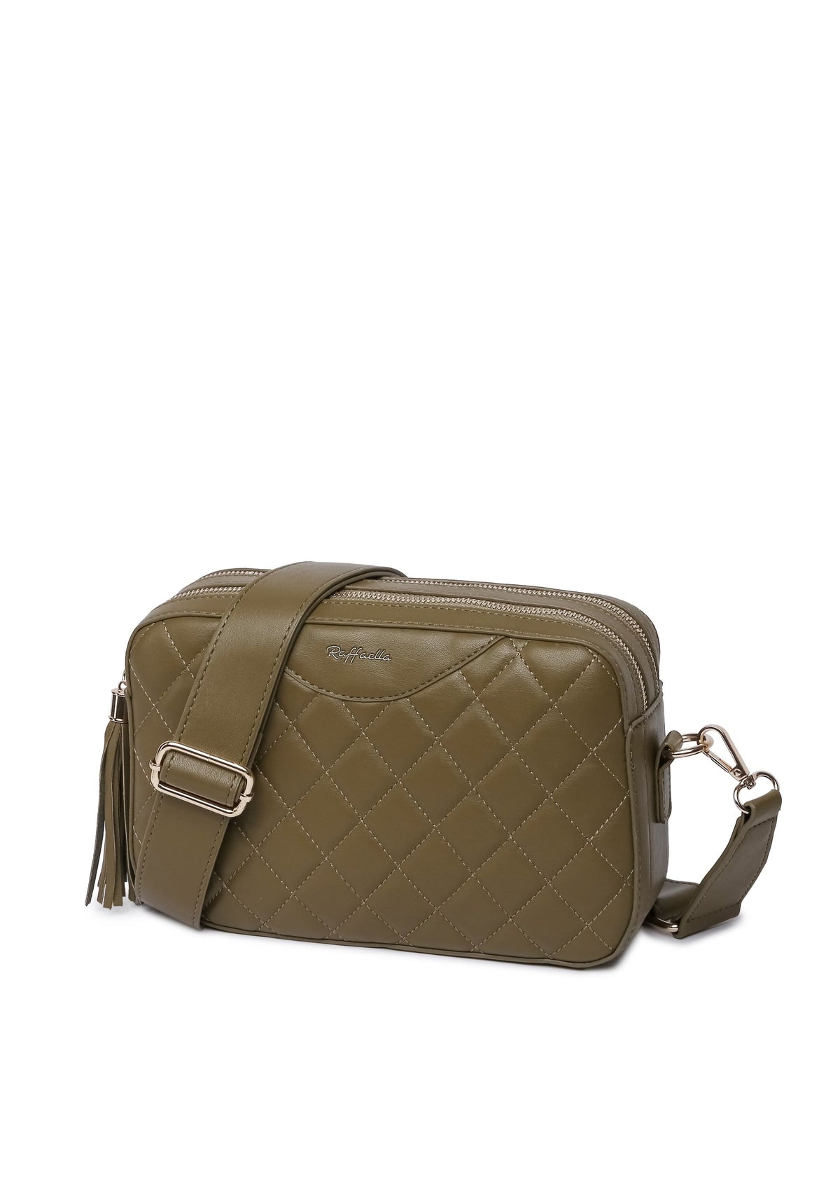 Quilted Cross Body Camera Bag