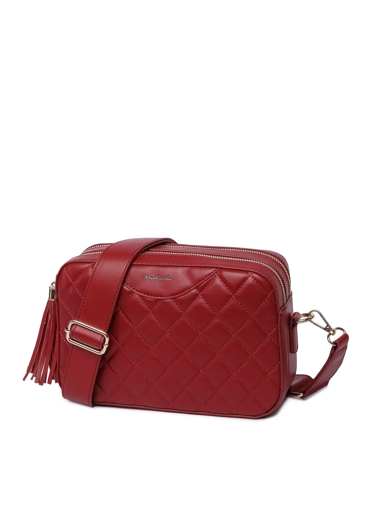 Quilted Cross Body Camera Bag