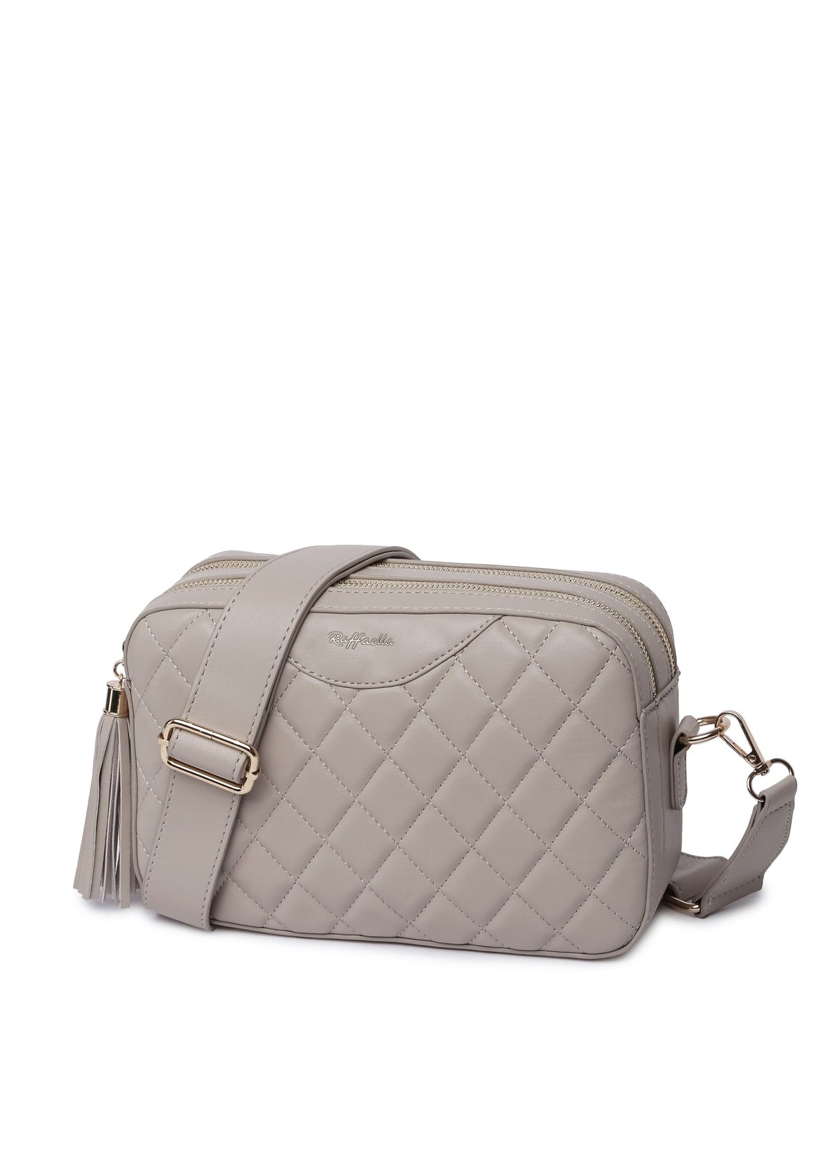 Quilted Cross Body Camera Bag